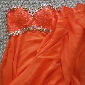 Orange gown